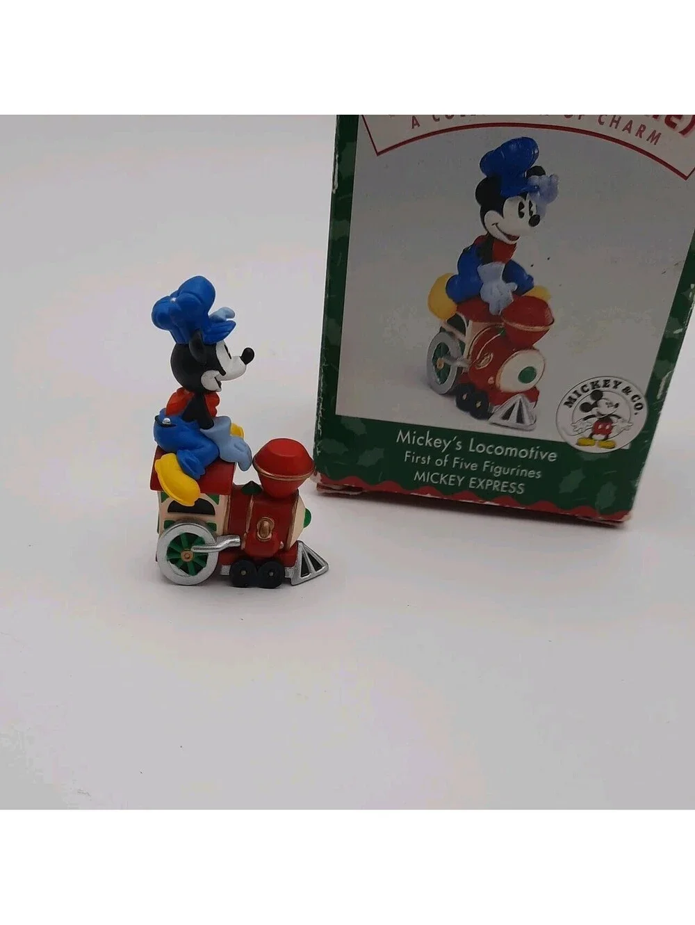 Mickey's Locomotive Mickey Express Merry Miniatures Hallmark Ornament 1998 Train